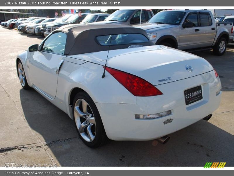 Pikes Peak White Pearl / Frost 2007 Nissan 350Z Touring Roadster