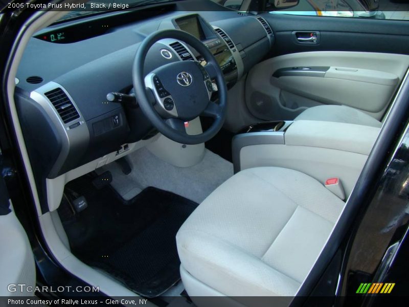 Black / Beige 2006 Toyota Prius Hybrid