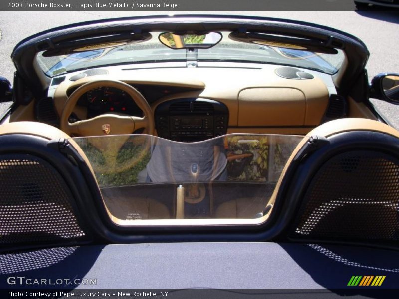 Lapis Blue Metallic / Savanna Beige 2003 Porsche Boxster