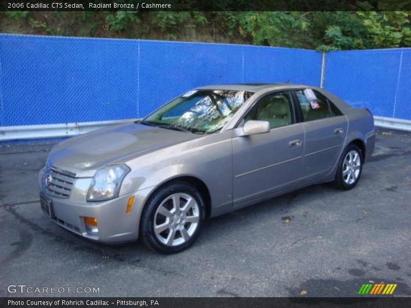 Radiant Bronze / Cashmere 2006 Cadillac CTS Sedan