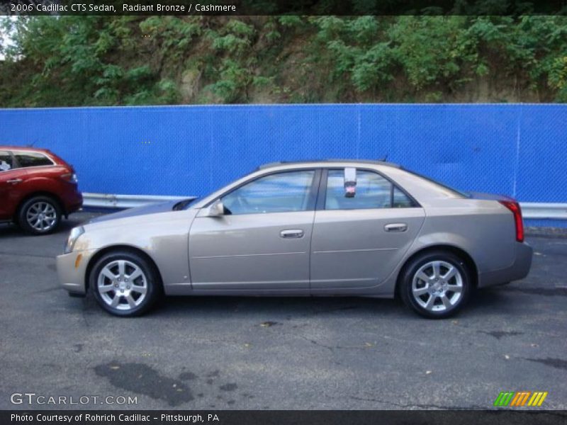 Radiant Bronze / Cashmere 2006 Cadillac CTS Sedan
