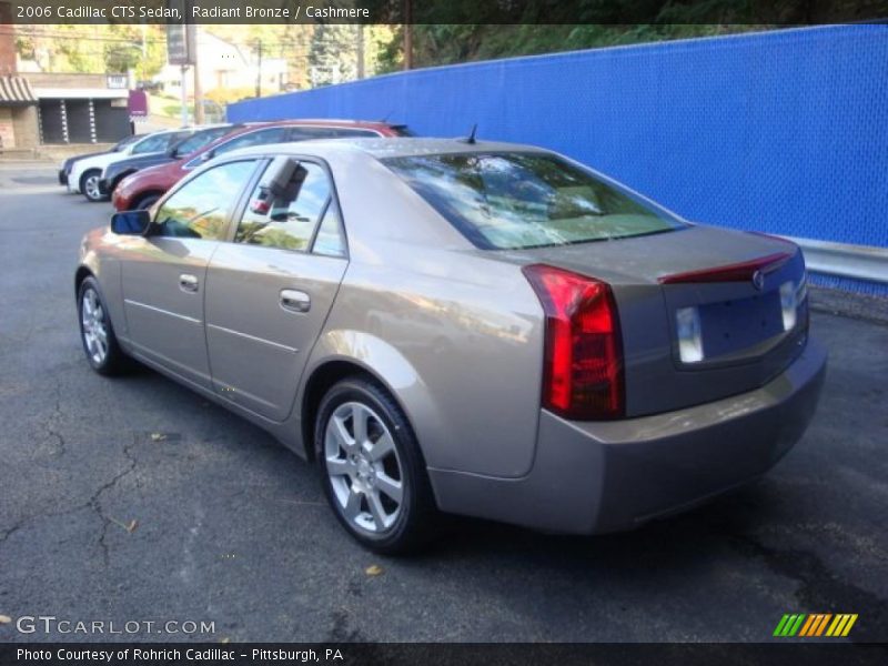 Radiant Bronze / Cashmere 2006 Cadillac CTS Sedan
