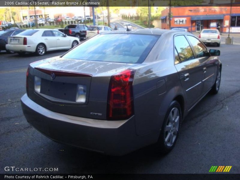 Radiant Bronze / Cashmere 2006 Cadillac CTS Sedan