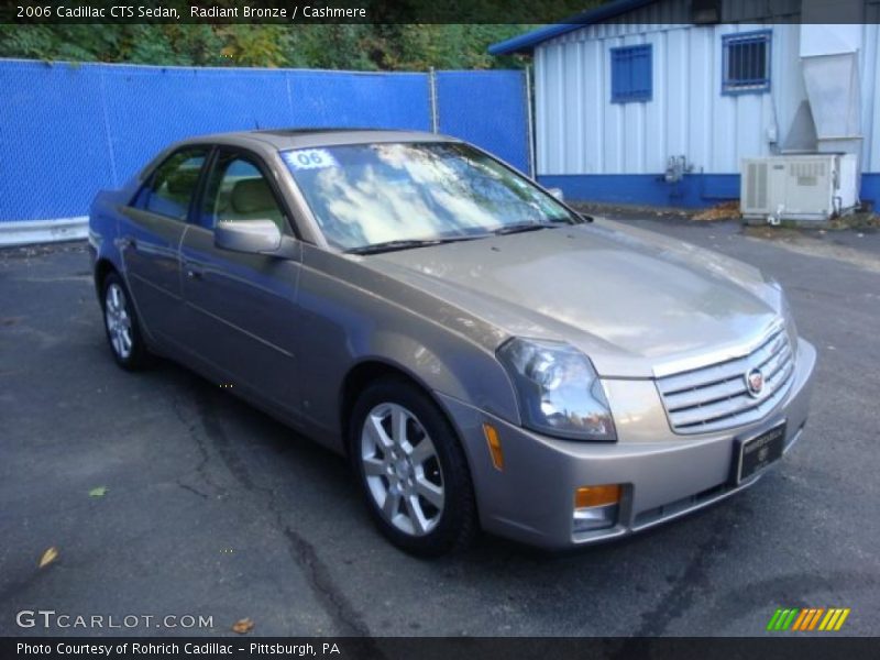 Radiant Bronze / Cashmere 2006 Cadillac CTS Sedan