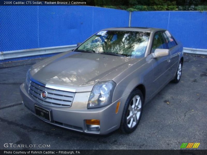 Radiant Bronze / Cashmere 2006 Cadillac CTS Sedan