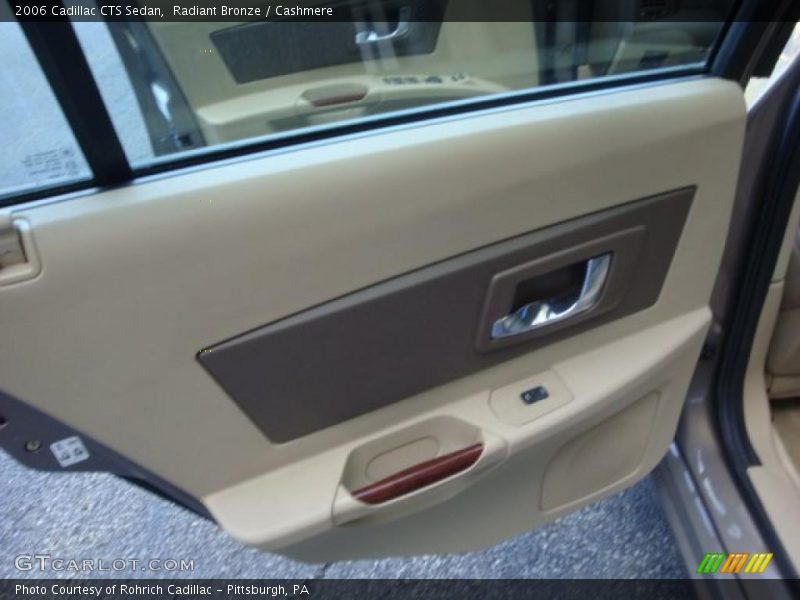 Radiant Bronze / Cashmere 2006 Cadillac CTS Sedan