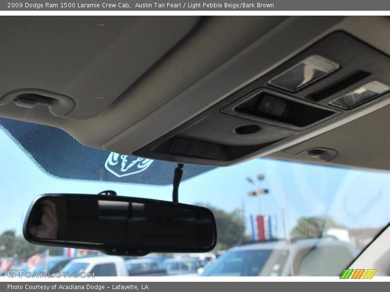 Austin Tan Pearl / Light Pebble Beige/Bark Brown 2009 Dodge Ram 1500 Laramie Crew Cab