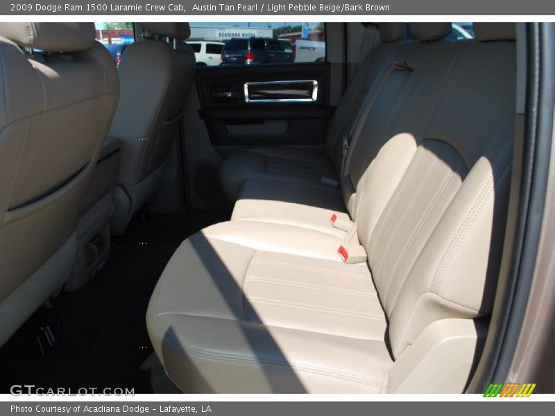 Austin Tan Pearl / Light Pebble Beige/Bark Brown 2009 Dodge Ram 1500 Laramie Crew Cab