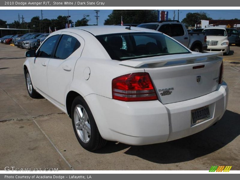 Stone White / Dark Slate Gray 2010 Dodge Avenger R/T
