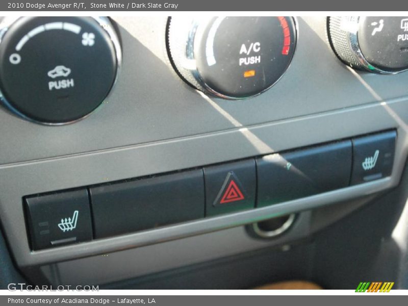 Stone White / Dark Slate Gray 2010 Dodge Avenger R/T