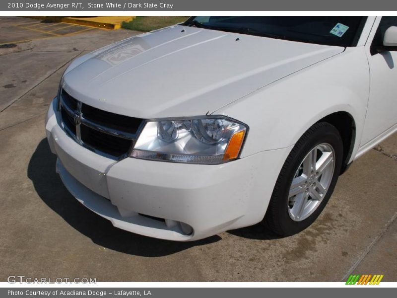 Stone White / Dark Slate Gray 2010 Dodge Avenger R/T