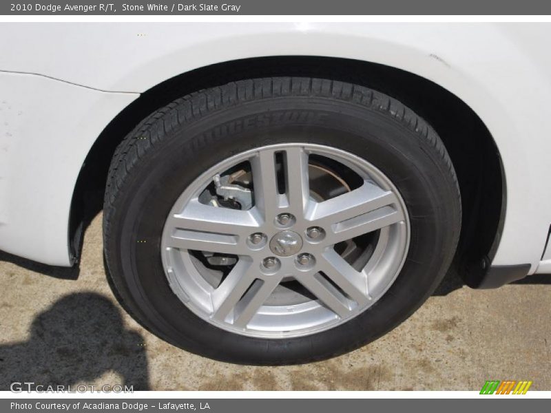 Stone White / Dark Slate Gray 2010 Dodge Avenger R/T