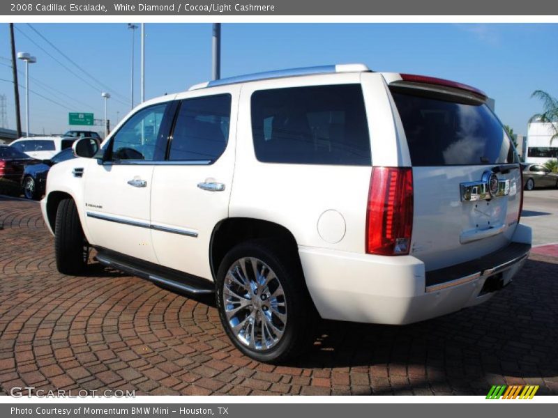 White Diamond / Cocoa/Light Cashmere 2008 Cadillac Escalade