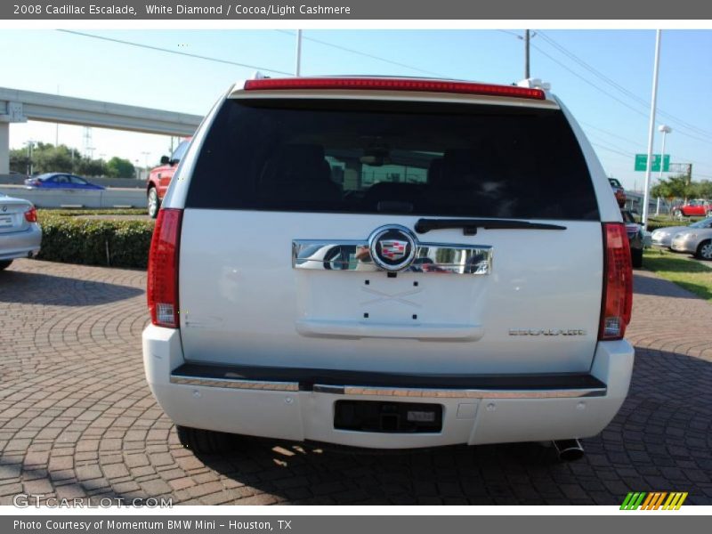 White Diamond / Cocoa/Light Cashmere 2008 Cadillac Escalade
