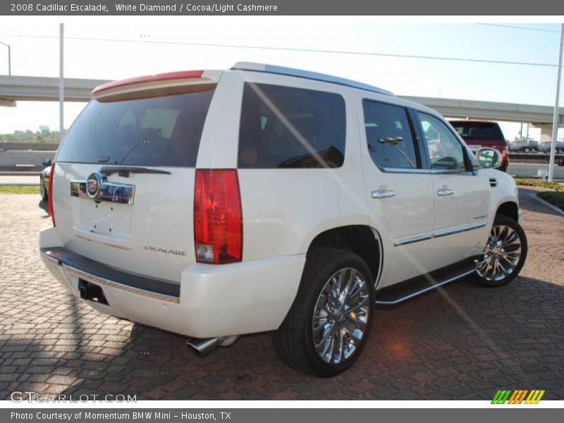 White Diamond / Cocoa/Light Cashmere 2008 Cadillac Escalade