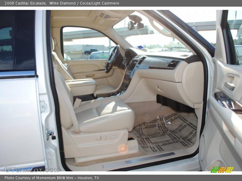 White Diamond / Cocoa/Light Cashmere 2008 Cadillac Escalade