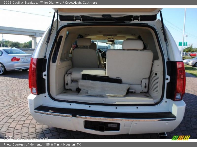 White Diamond / Cocoa/Light Cashmere 2008 Cadillac Escalade