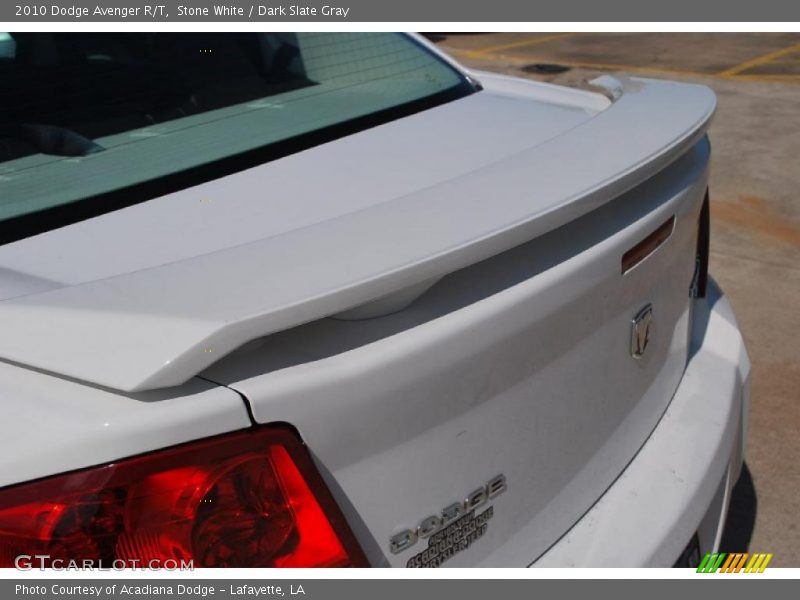 Stone White / Dark Slate Gray 2010 Dodge Avenger R/T