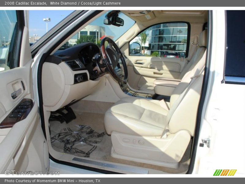 White Diamond / Cocoa/Light Cashmere 2008 Cadillac Escalade