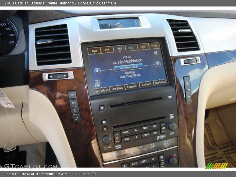 White Diamond / Cocoa/Light Cashmere 2008 Cadillac Escalade