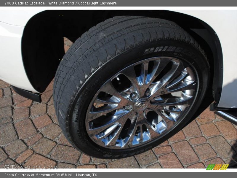 White Diamond / Cocoa/Light Cashmere 2008 Cadillac Escalade