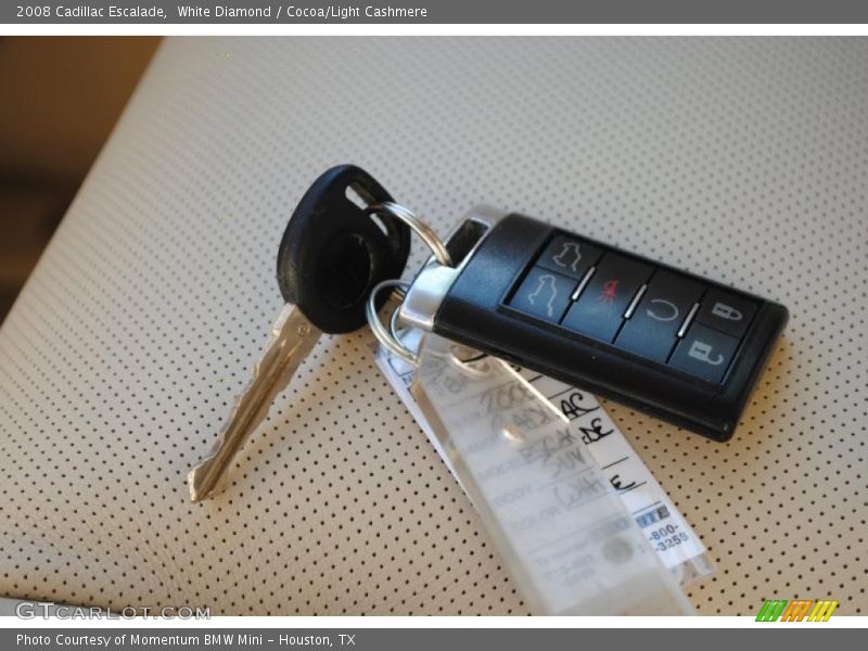 White Diamond / Cocoa/Light Cashmere 2008 Cadillac Escalade