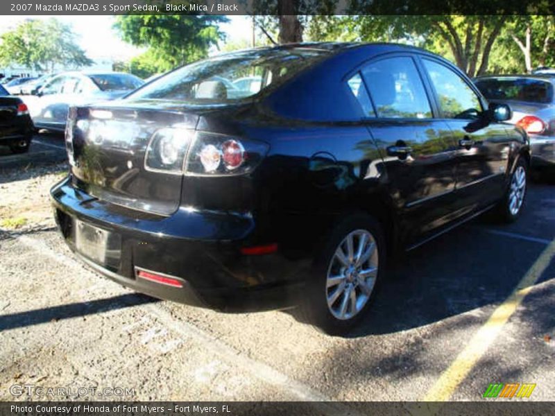 Black Mica / Black 2007 Mazda MAZDA3 s Sport Sedan