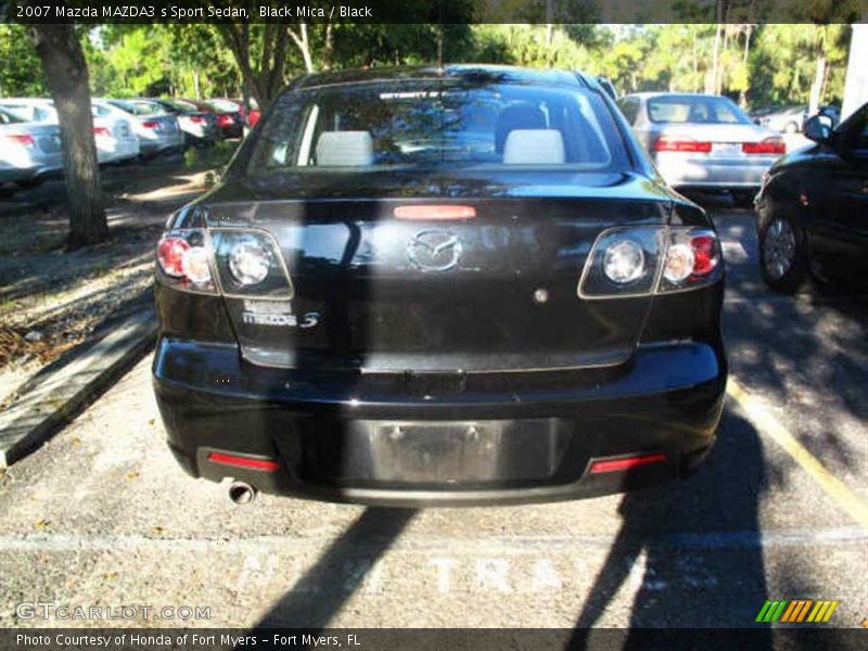 Black Mica / Black 2007 Mazda MAZDA3 s Sport Sedan