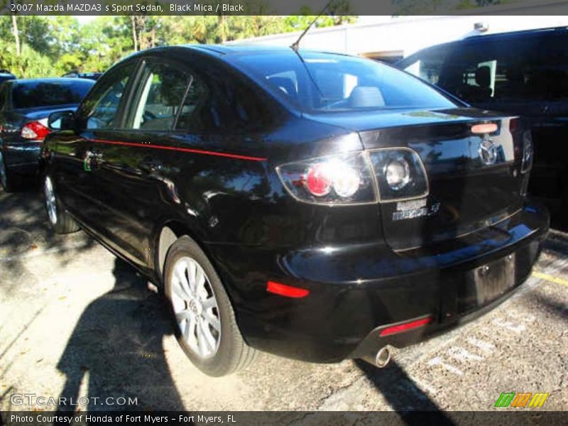 Black Mica / Black 2007 Mazda MAZDA3 s Sport Sedan