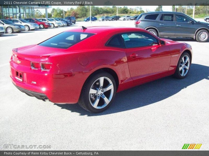 Victory Red / Black 2011 Chevrolet Camaro LT/RS Coupe