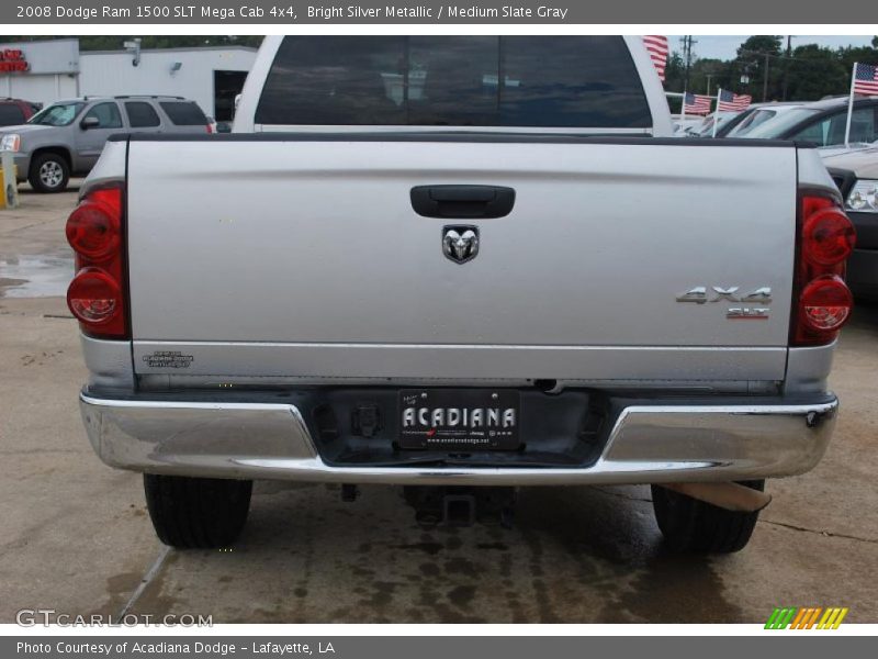 Bright Silver Metallic / Medium Slate Gray 2008 Dodge Ram 1500 SLT Mega Cab 4x4