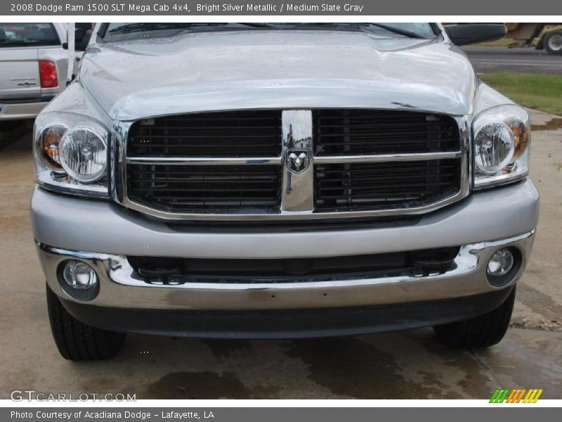 Bright Silver Metallic / Medium Slate Gray 2008 Dodge Ram 1500 SLT Mega Cab 4x4