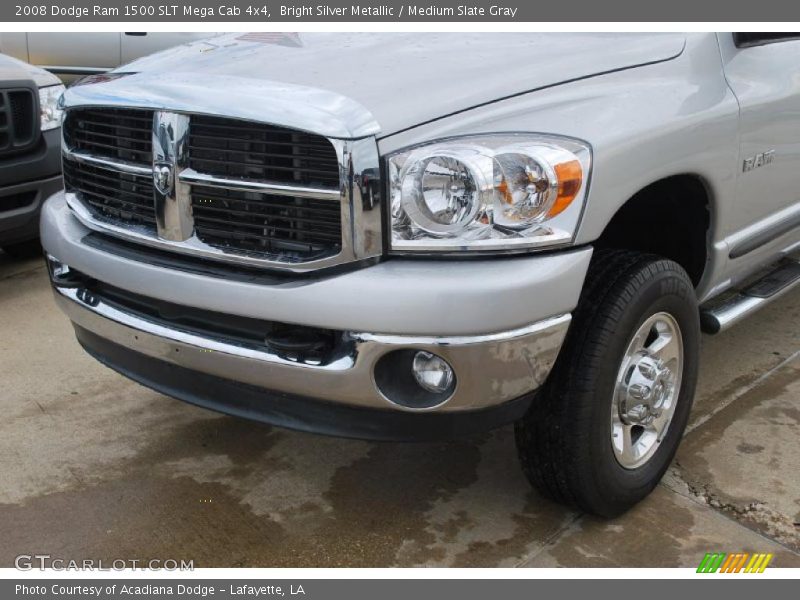 Bright Silver Metallic / Medium Slate Gray 2008 Dodge Ram 1500 SLT Mega Cab 4x4