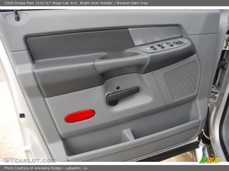 Bright Silver Metallic / Medium Slate Gray 2008 Dodge Ram 1500 SLT Mega Cab 4x4