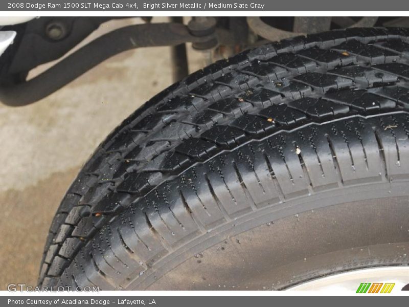 Bright Silver Metallic / Medium Slate Gray 2008 Dodge Ram 1500 SLT Mega Cab 4x4