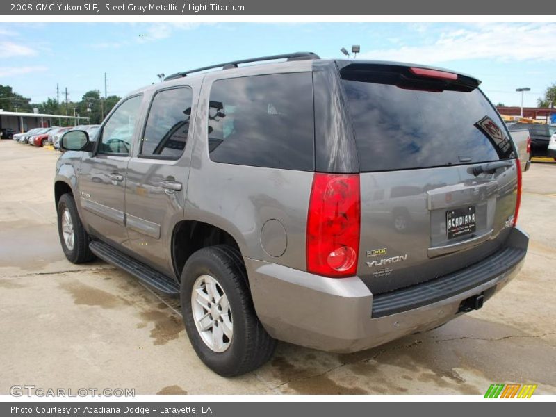 Steel Gray Metallic / Light Titanium 2008 GMC Yukon SLE