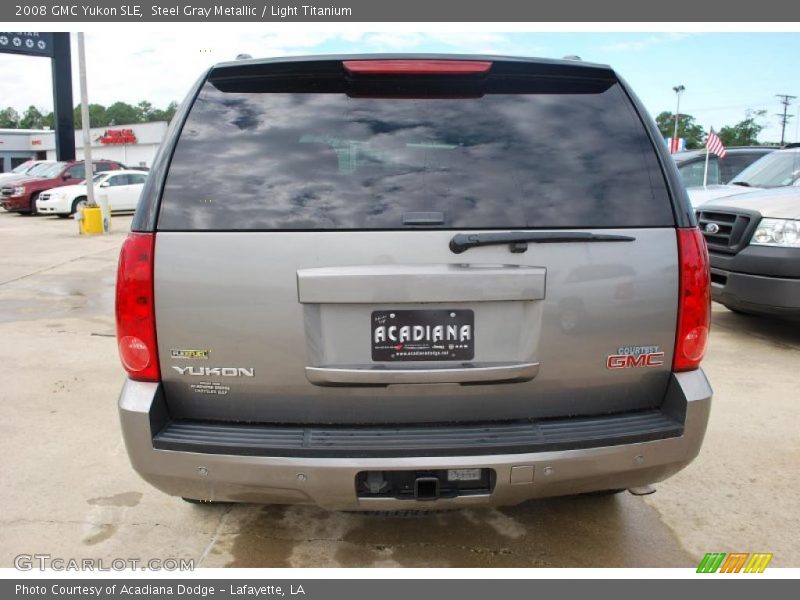 Steel Gray Metallic / Light Titanium 2008 GMC Yukon SLE