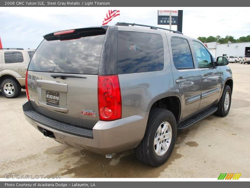 Steel Gray Metallic / Light Titanium 2008 GMC Yukon SLE