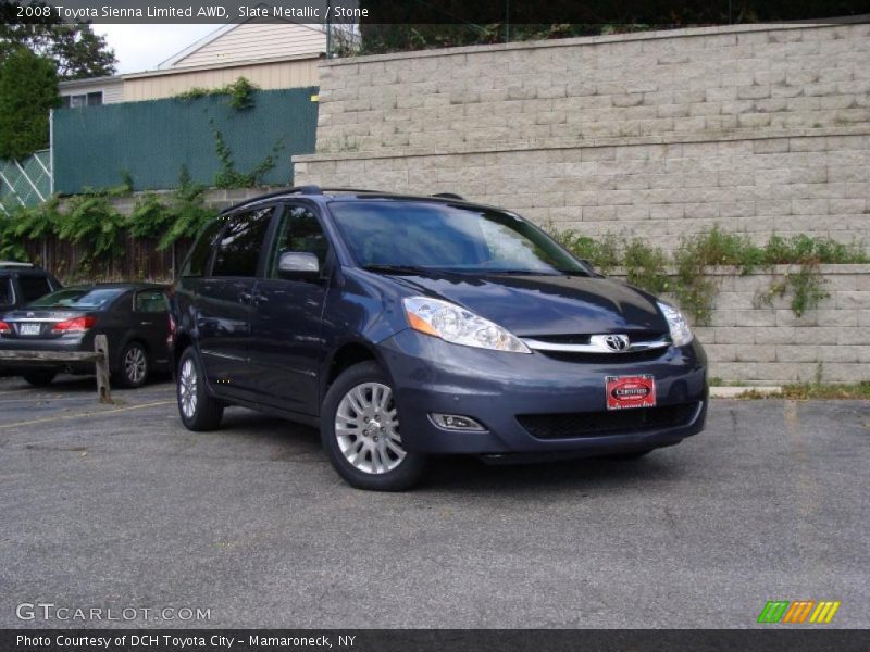 Slate Metallic / Stone 2008 Toyota Sienna Limited AWD