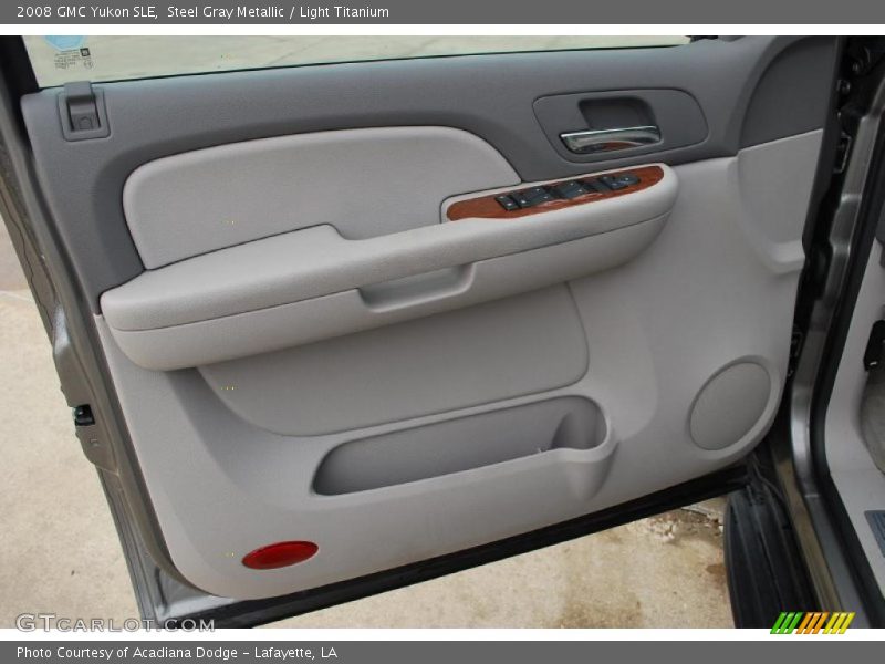 Steel Gray Metallic / Light Titanium 2008 GMC Yukon SLE