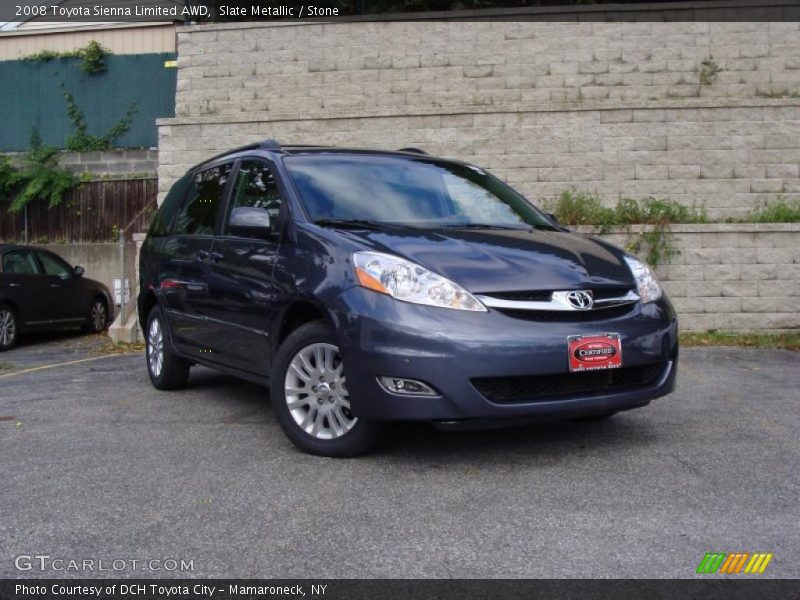 Slate Metallic / Stone 2008 Toyota Sienna Limited AWD