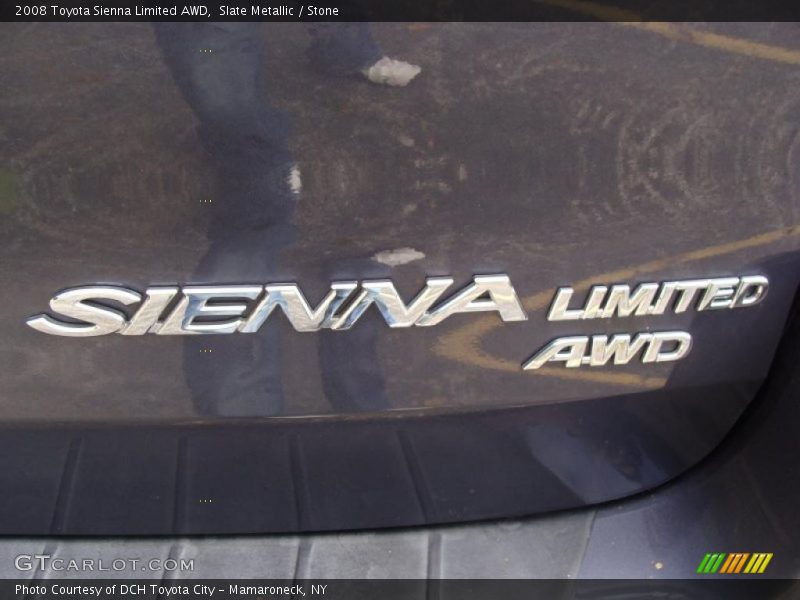 Slate Metallic / Stone 2008 Toyota Sienna Limited AWD