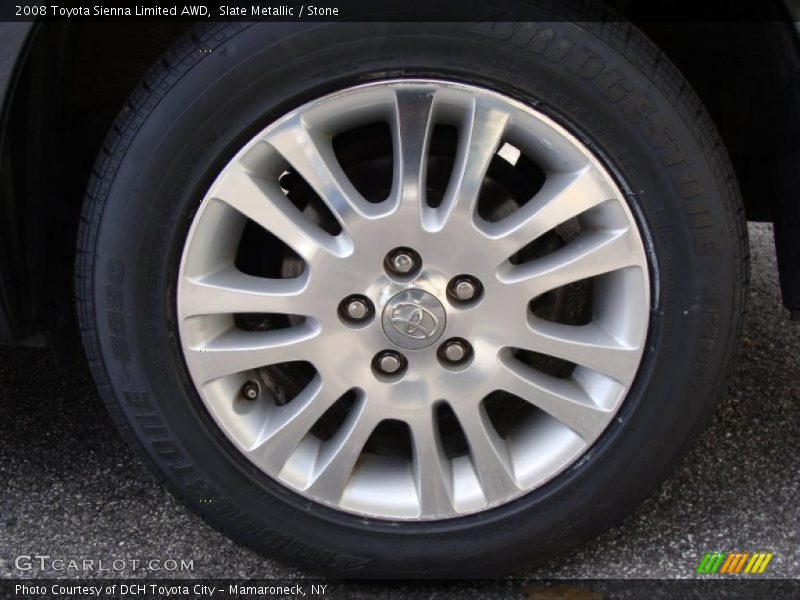 Slate Metallic / Stone 2008 Toyota Sienna Limited AWD