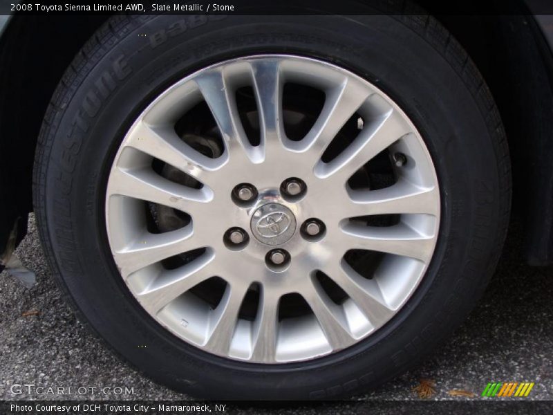 Slate Metallic / Stone 2008 Toyota Sienna Limited AWD