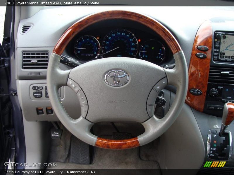Slate Metallic / Stone 2008 Toyota Sienna Limited AWD