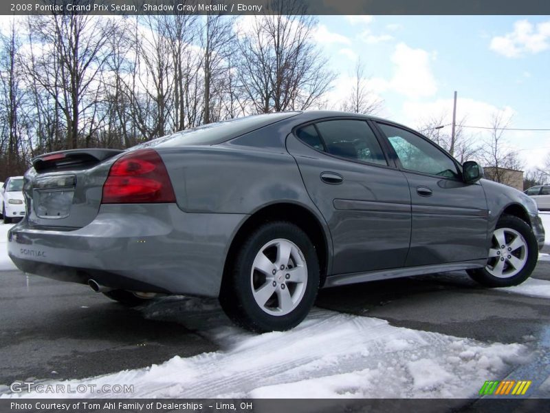 Shadow Gray Metallic / Ebony 2008 Pontiac Grand Prix Sedan