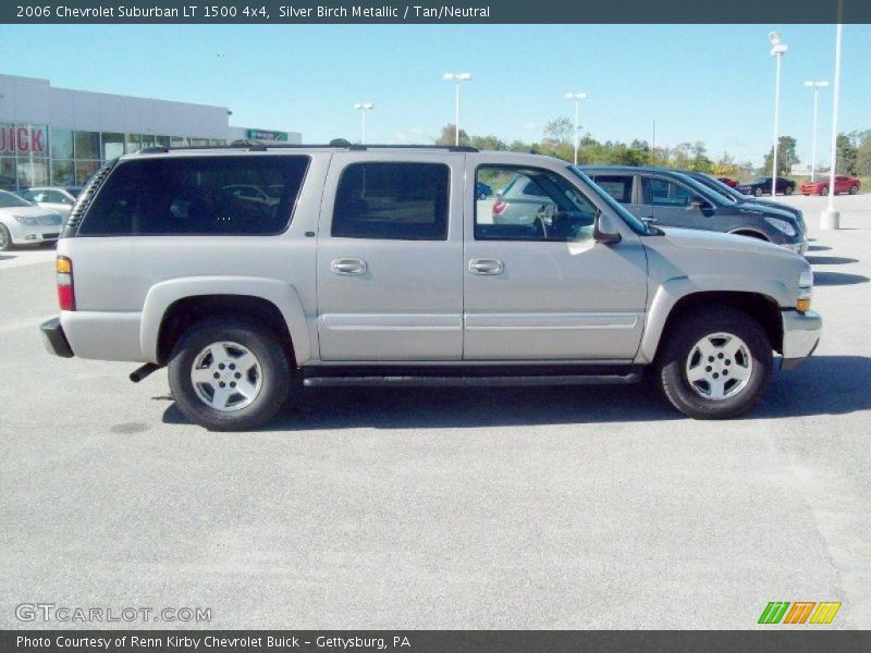 Silver Birch Metallic / Tan/Neutral 2006 Chevrolet Suburban LT 1500 4x4