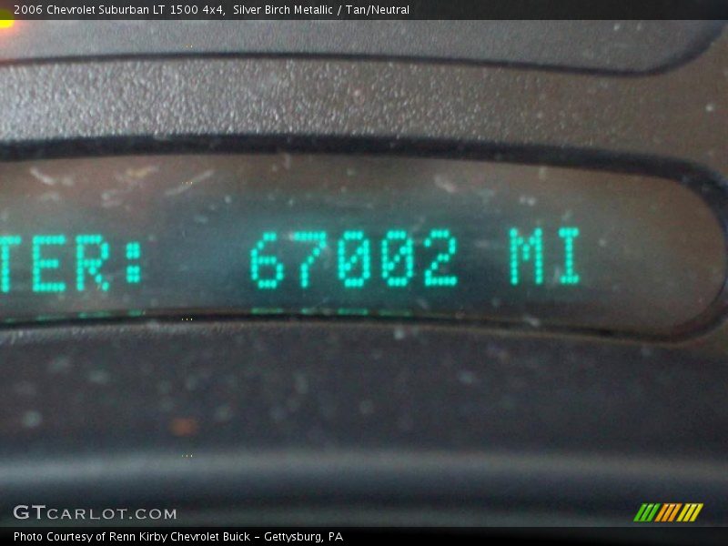 Silver Birch Metallic / Tan/Neutral 2006 Chevrolet Suburban LT 1500 4x4