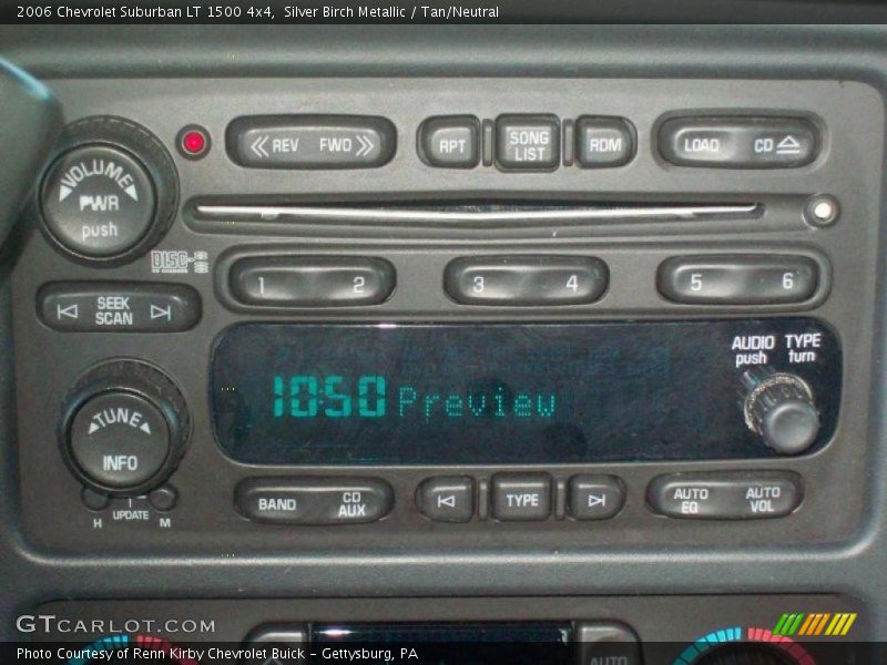 Silver Birch Metallic / Tan/Neutral 2006 Chevrolet Suburban LT 1500 4x4