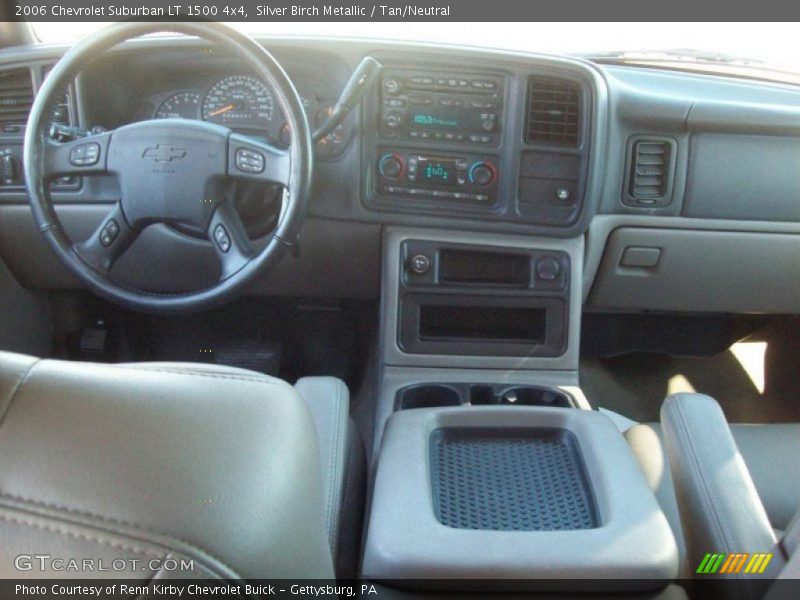 Silver Birch Metallic / Tan/Neutral 2006 Chevrolet Suburban LT 1500 4x4